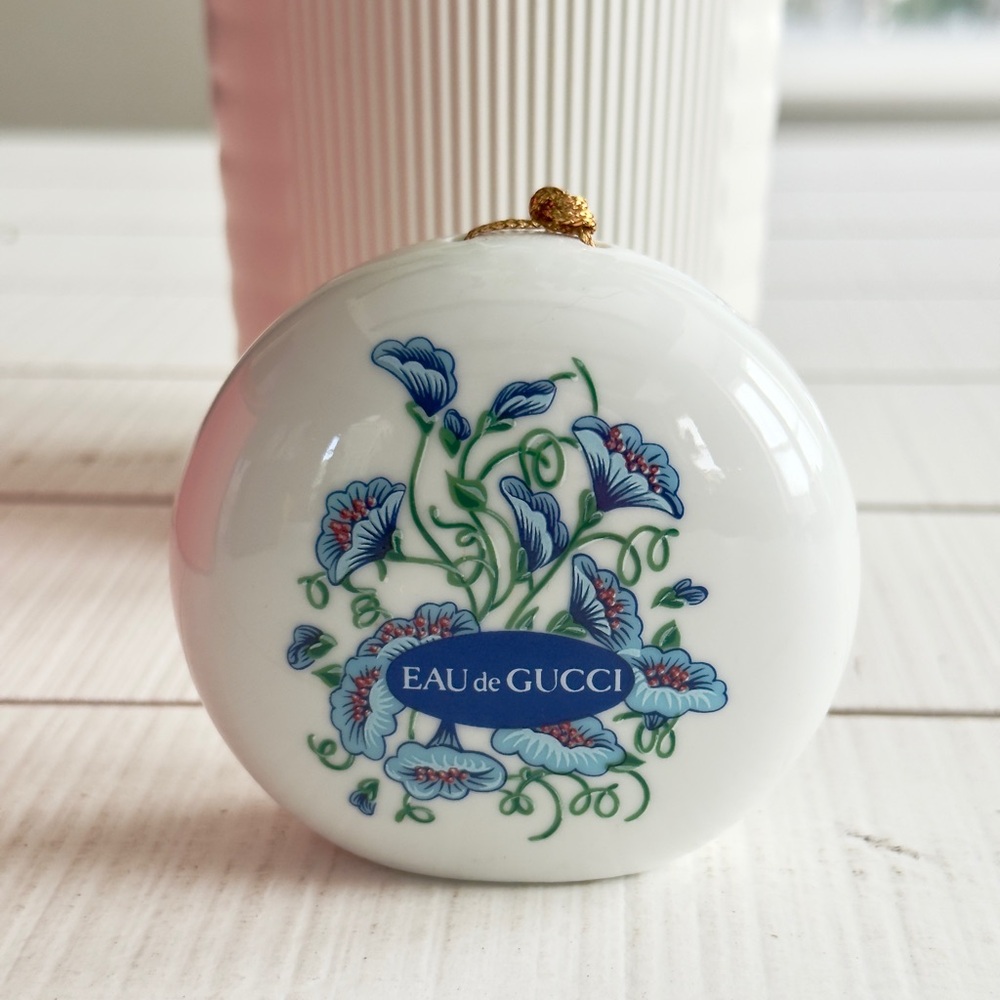 Rare Gucci Vintage Porcelain Floral Pomander/ Diffuser